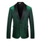 Tailored Fit Shawl Lapel Single Breasted One-button Men's Party Jacket