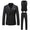 Tailored Fit Peaked Lapel Double Breasted Six-buttons 3 Pieces Men's Wedding Suits
