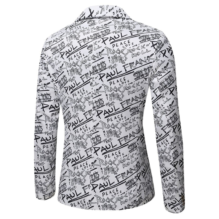 Tailored Fit Notched Lapel Single Breasted One-button Men&