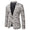Tailored Fit Notched Lapel Single Breasted One-button Men's Party Jacket
