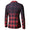 Tailored Fit Notched Lapel Single Breasted One-button Striped Men's Party Jacket