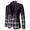 Tailored Fit Notched Lapel Single Breasted One-button Striped Men's Party Jacket