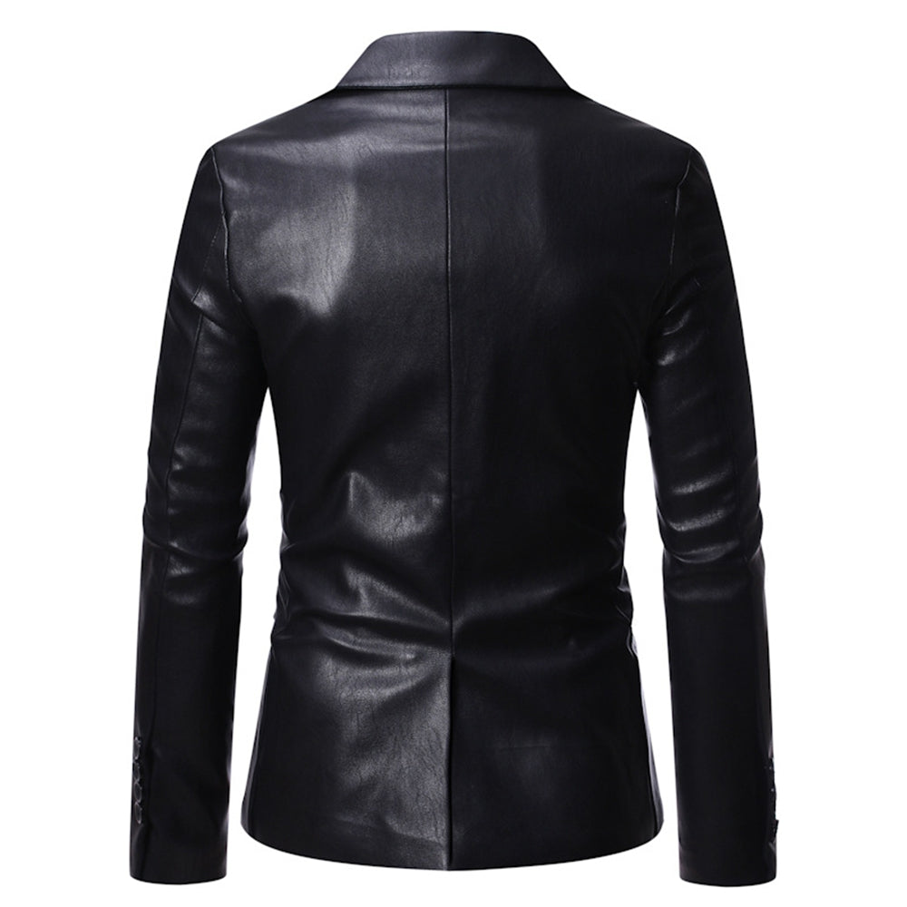 Tailored Fit Notched Lapel Single Breasted One-button Men&
