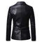 Tailored Fit Notched Lapel Single Breasted One-button Men's Party Jacket