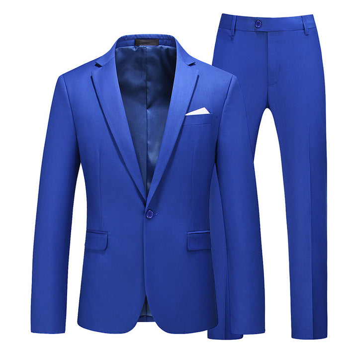 Tailored Fit Single Breasted One-button 2 Pieces Men&