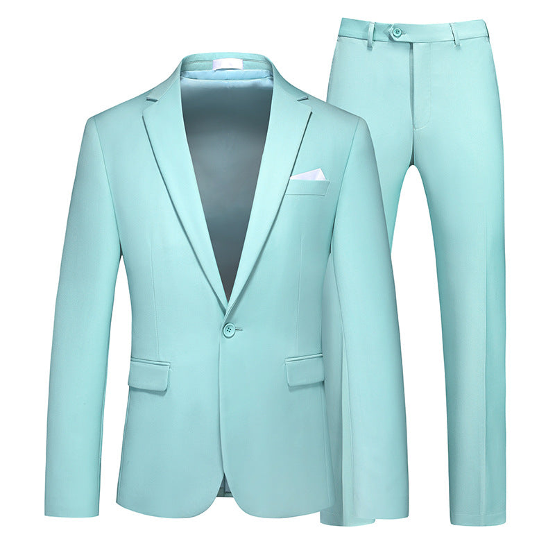Tailored Fit Single Breasted One-button 2 Pieces Men&