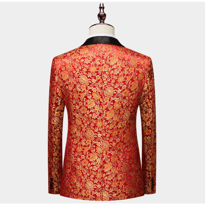 Tailored Fit Single Breasted One-button 3 Pieces Men&
