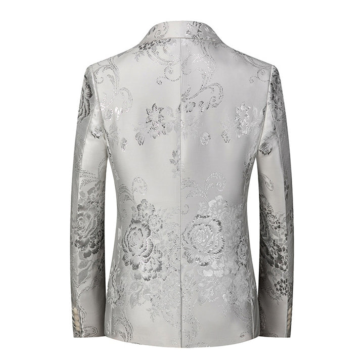 Tailored Fit Notched Lapel Single Breasted One-button Men&