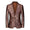 Tailored Fit Notched Lapel Single Breasted One-button Men's Party Jacket