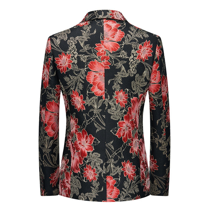Tailored Fit Notched Lapel Single Breasted One-button Men&