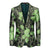 Tailored Fit Notched Lapel Single Breasted One-button Men's Party Jacket