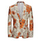 Tailored Fit Notched Lapel Single Breasted One-button Men's Party Jacket