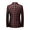 Tailored Fit Notched Lapel Single Breasted One-button Men's Party Jacket