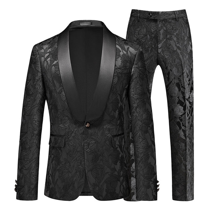 Tailored Fit Single Breasted One-button 2 Pieces Men&
