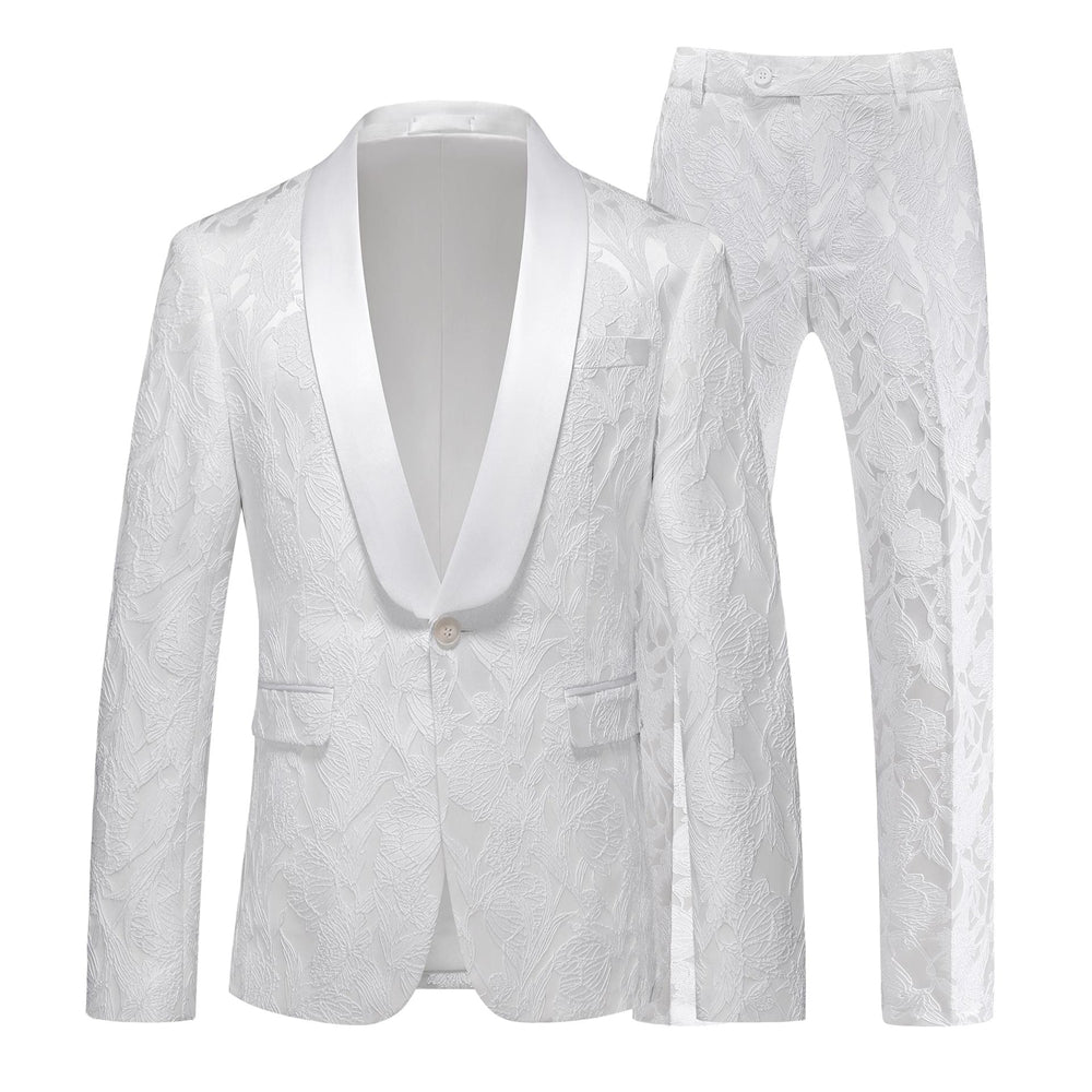 Tailored Fit Single Breasted One-button 2 Pieces Men&