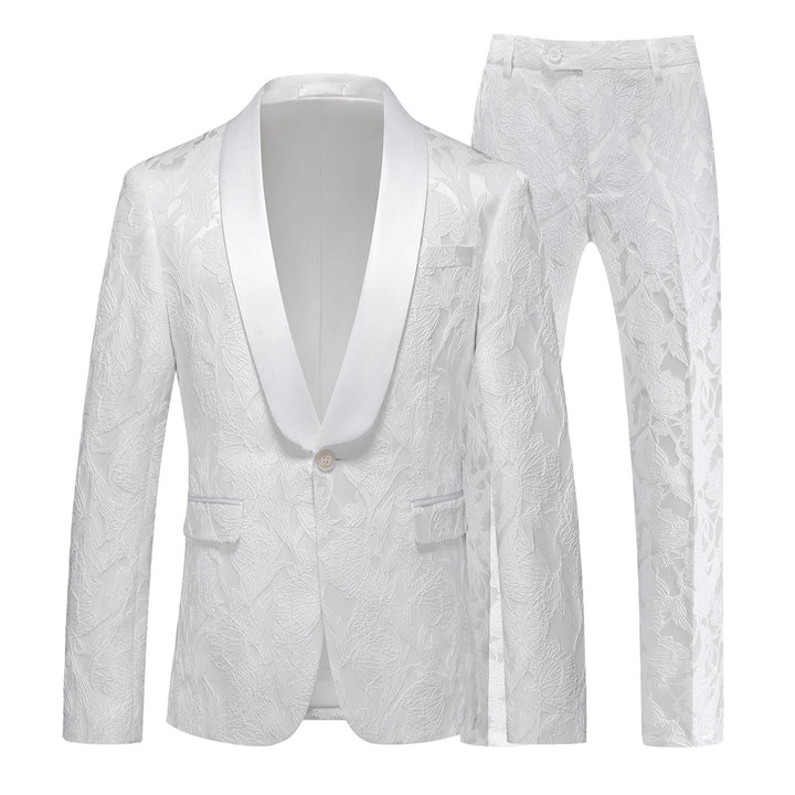 Tailored Fit Single Breasted One-button 2 Pieces Men&