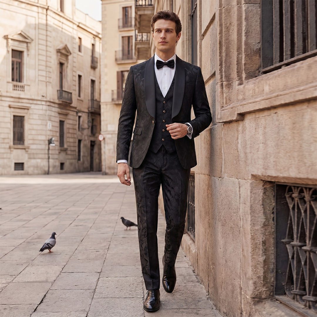 Tailored Fit Single Breasted One-button 2 Pieces Men&