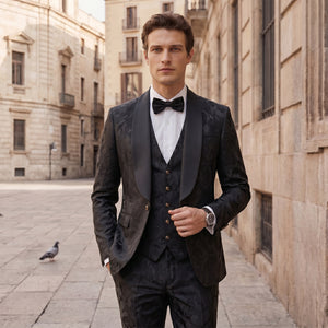 Tailored Fit Single Breasted One-button 2 Pieces Men's Prom Party Suits