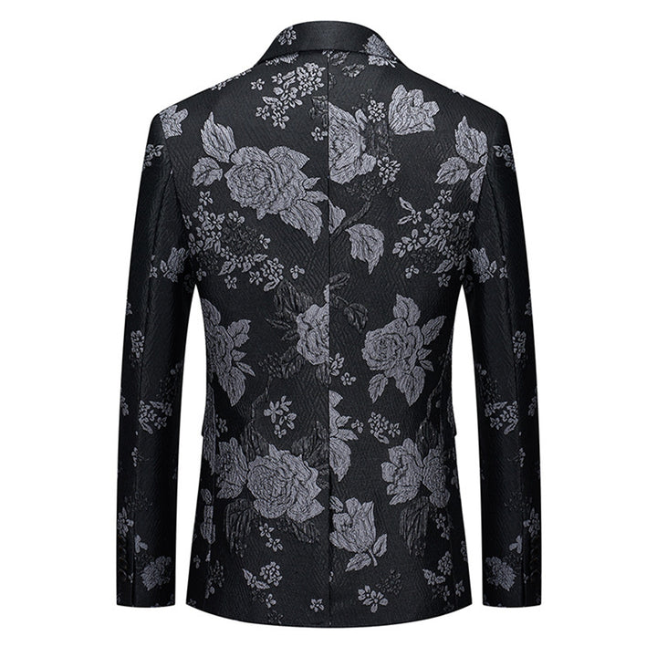 Tailored Fit Notched Lapel Single Breasted One-button Men&
