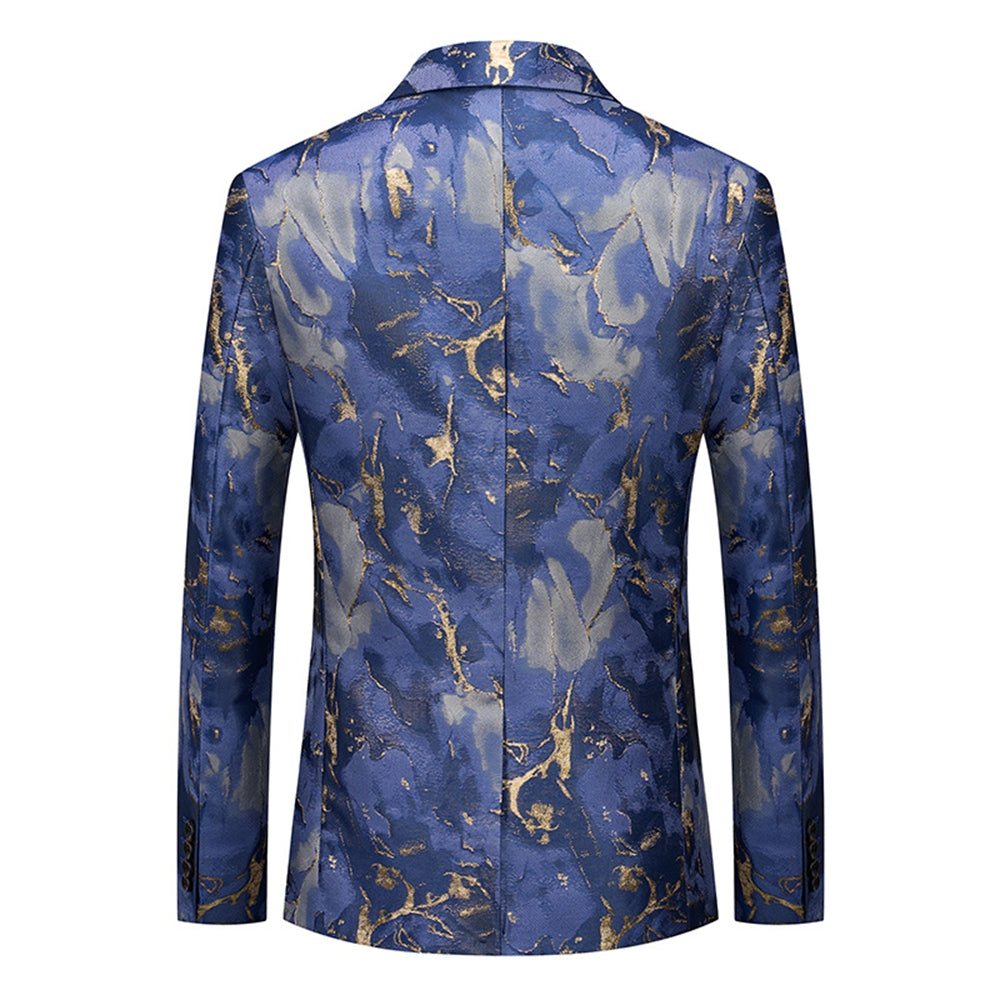 Tailored Fit Notched Lapel Single Breasted One-button Men&