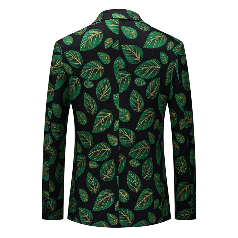 Tailored Fit Notched Lapel Single Breasted One-button Men&