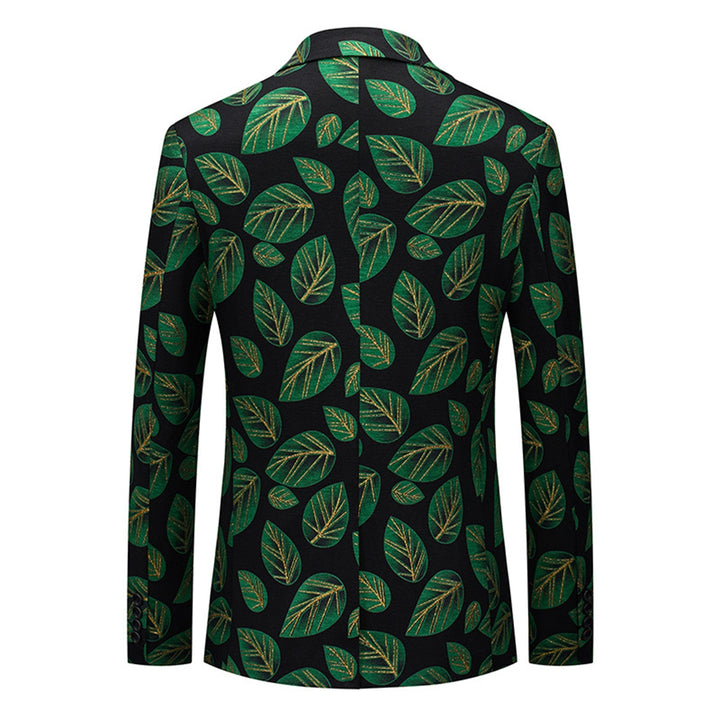 Tailored Fit Notched Lapel Single Breasted One-button Men&