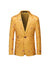 Tailored Fit Notched Lapel Single Breasted One-button Men's Party Jacket