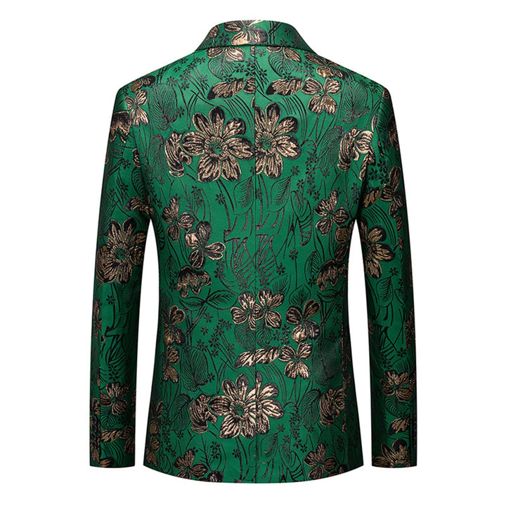 Tailored Fit Notched Lapel Single Breasted One-button Men&