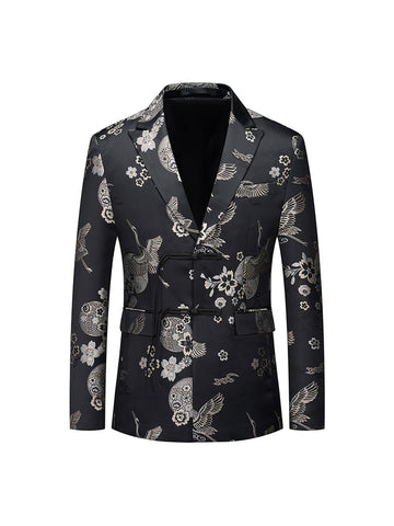 Tailored Fit Single Breasted Two-button Men's Party Jacket