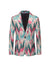 Tailored Fit Notched Lapel Single Breasted One-button Men's Party Jacket