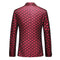 Tailored Fit Single Breasted One-button Men's Party Jacket