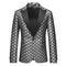 Tailored Fit Single Breasted One-button Men's Party Jacket