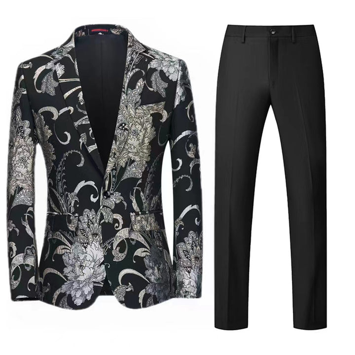 Tailored Fit Single Breasted One-button 2 Pieces Men&