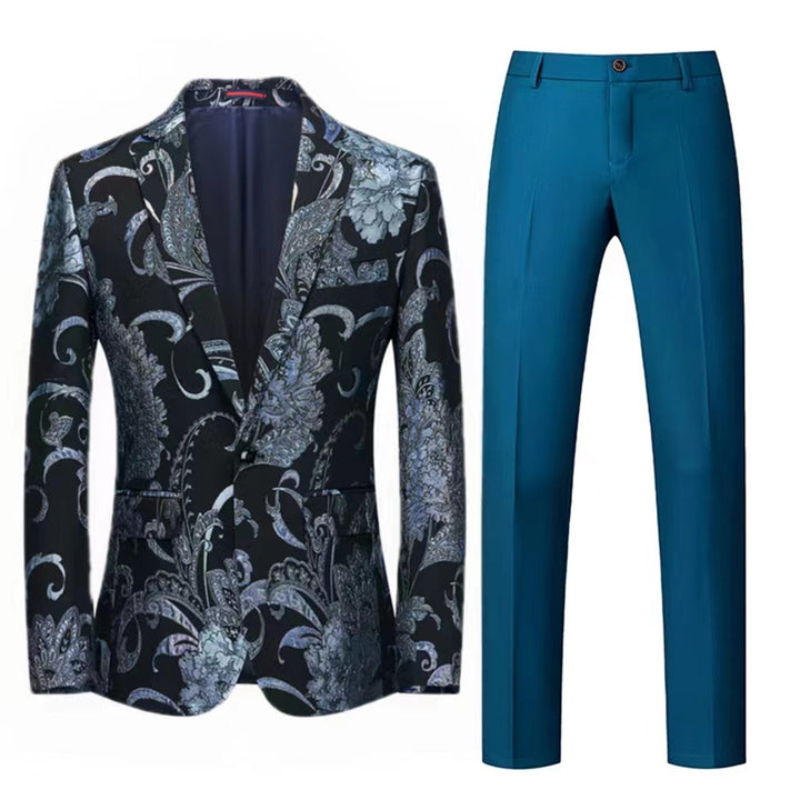 Tailored Fit Single Breasted One-button 2 Pieces Men&
