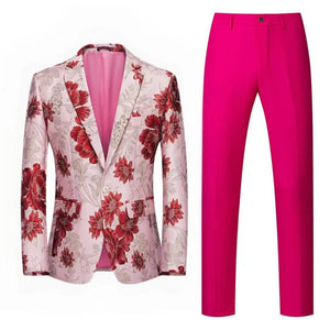 Tailored Fit Single Breasted One-button 2 Pieces Men's Wedding Suits