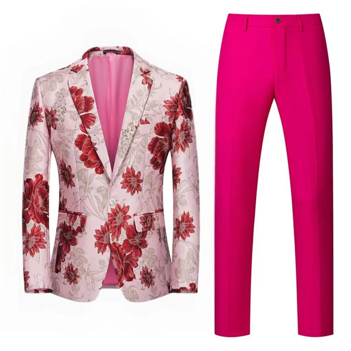 Tailored Fit Single Breasted One-button 2 Pieces Men&