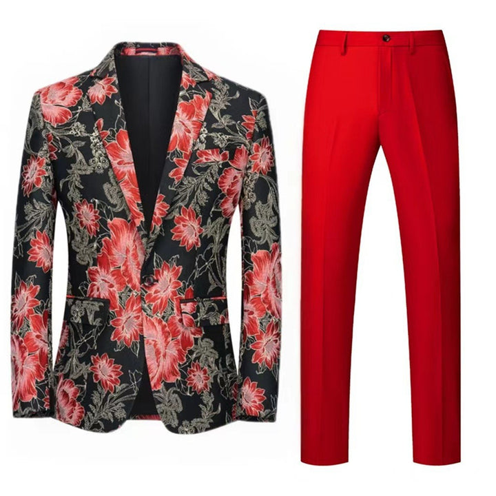 Tailored Fit Single Breasted One-button 2 Pieces Men&