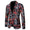 Men's Tailored Fit Notched Lapel Single Breasted One-button Printed Floral Jacket