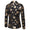 Tailored Fit Notched Single Breasted One-button Printed Chic Men's Party Jacket