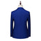 Tailored Fit Single Breasted One-button 2 Pieces Solid Colored Men's Casual Suits