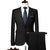 Tailored Fit Single Breasted One-button 2 Pieces Solid Colored Men's Casual Suits