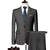 Tailored Fit Single Breasted One-button 2 Pieces Solid Colored Men's Casual Suits
