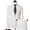 Tailored Fit Single Breasted One-button 2 Pieces Solid Colored Men's Casual Suits