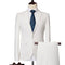 Tailored Fit Single Breasted One-button 2 Pieces Solid Colored Men's Casual Suits