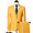 Tailored Fit Single Breasted One-button 2 Pieces Solid Colored Men's Casual Suits