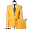 Tailored Fit Single Breasted One-button 2 Pieces Solid Colored Men's Casual Suits