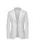 Tailored Fit Notched Lapel Single Breasted Two-button Geometric Men's Fashionable Jacket