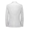 Tailored Fit Notched Lapel Single Breasted Two-button Geometric Men's Fashionable Jacket