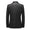 Tailored Fit Notched Lapel Single Breasted Two-button Geometric Men's Fashionable Jacket