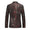 Tailored Fit Notched Lapel Single Breasted One-button Floral Men's Casual Jacket